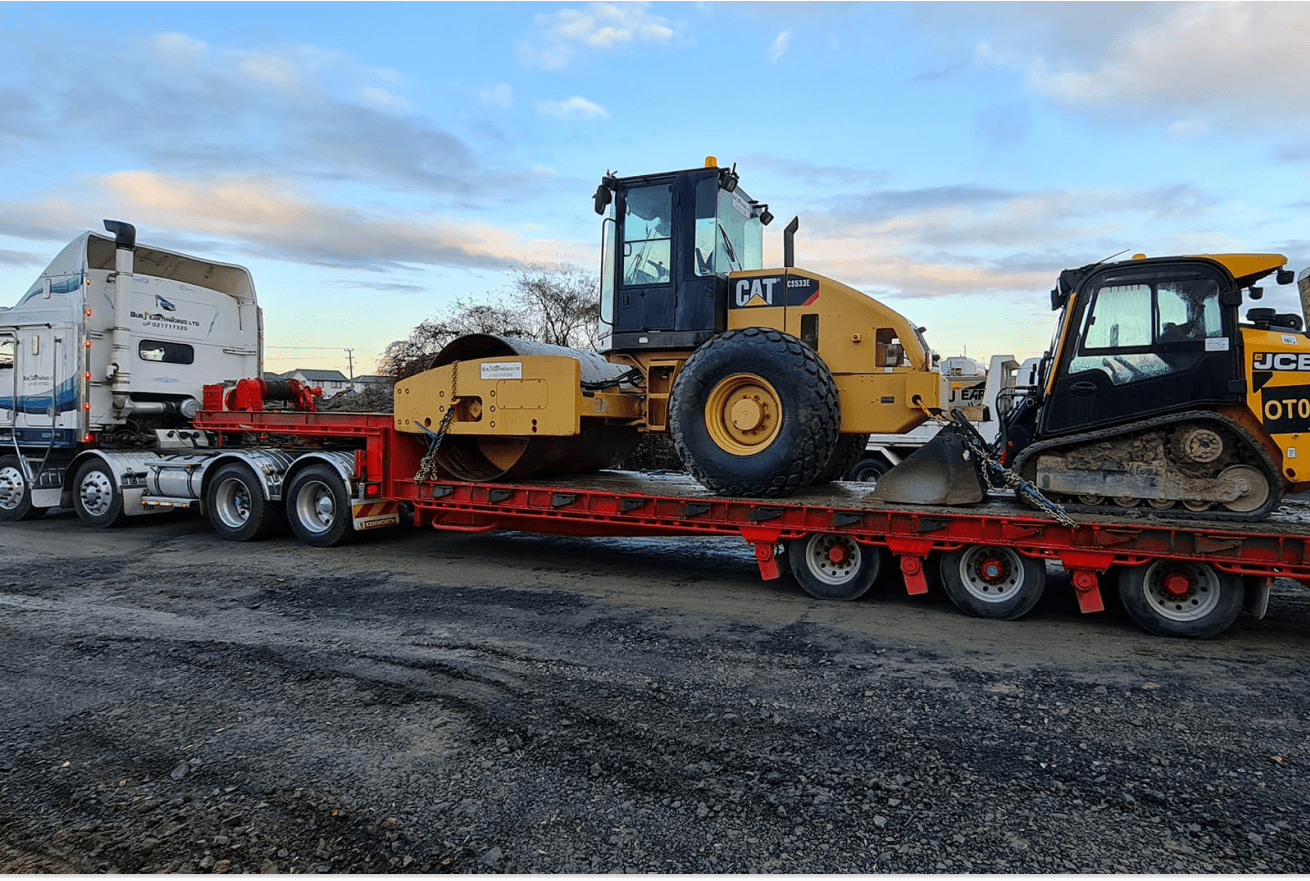 truck with digger